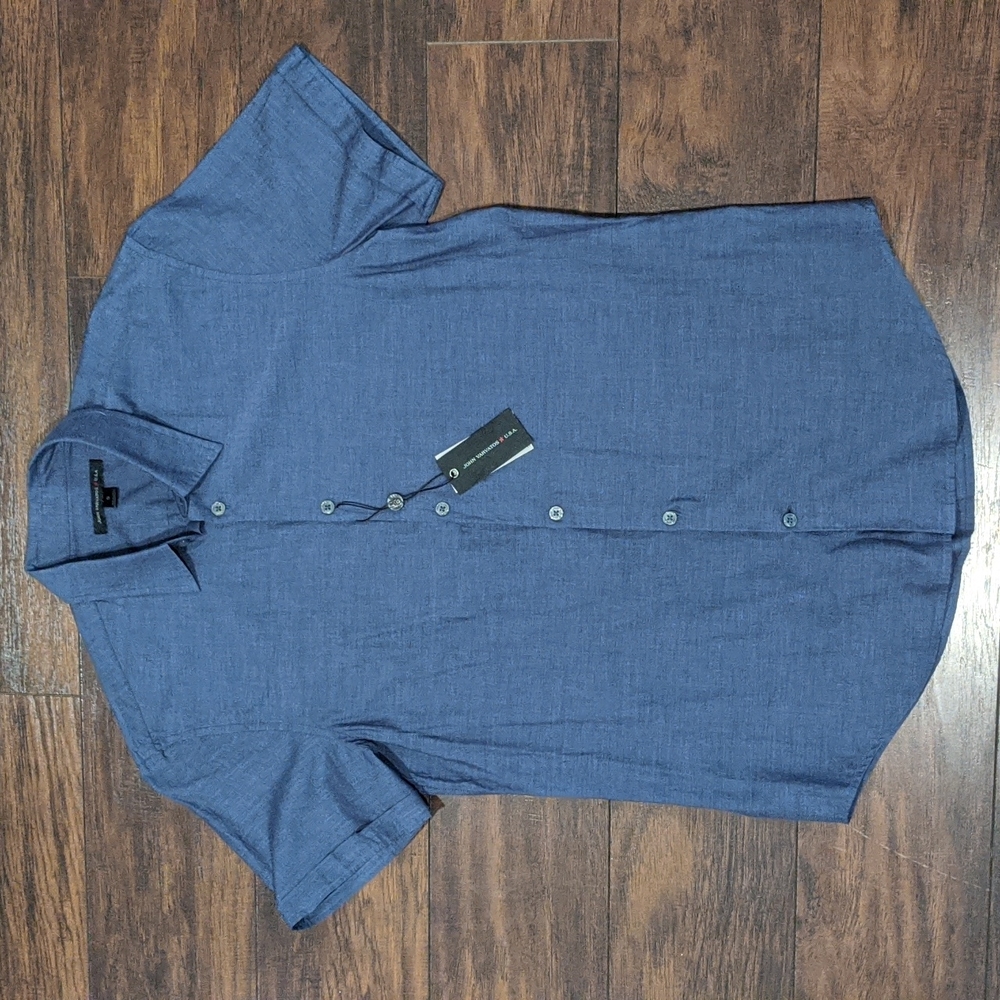 [NWT] John Varvatos Short-Sleeve Button Up